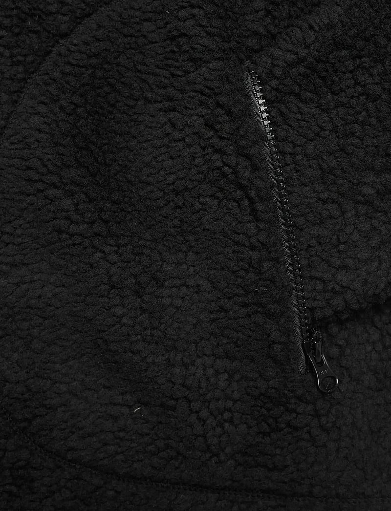 H2O - Langli Hooded Pile Jacket - vårjackor - black - 3