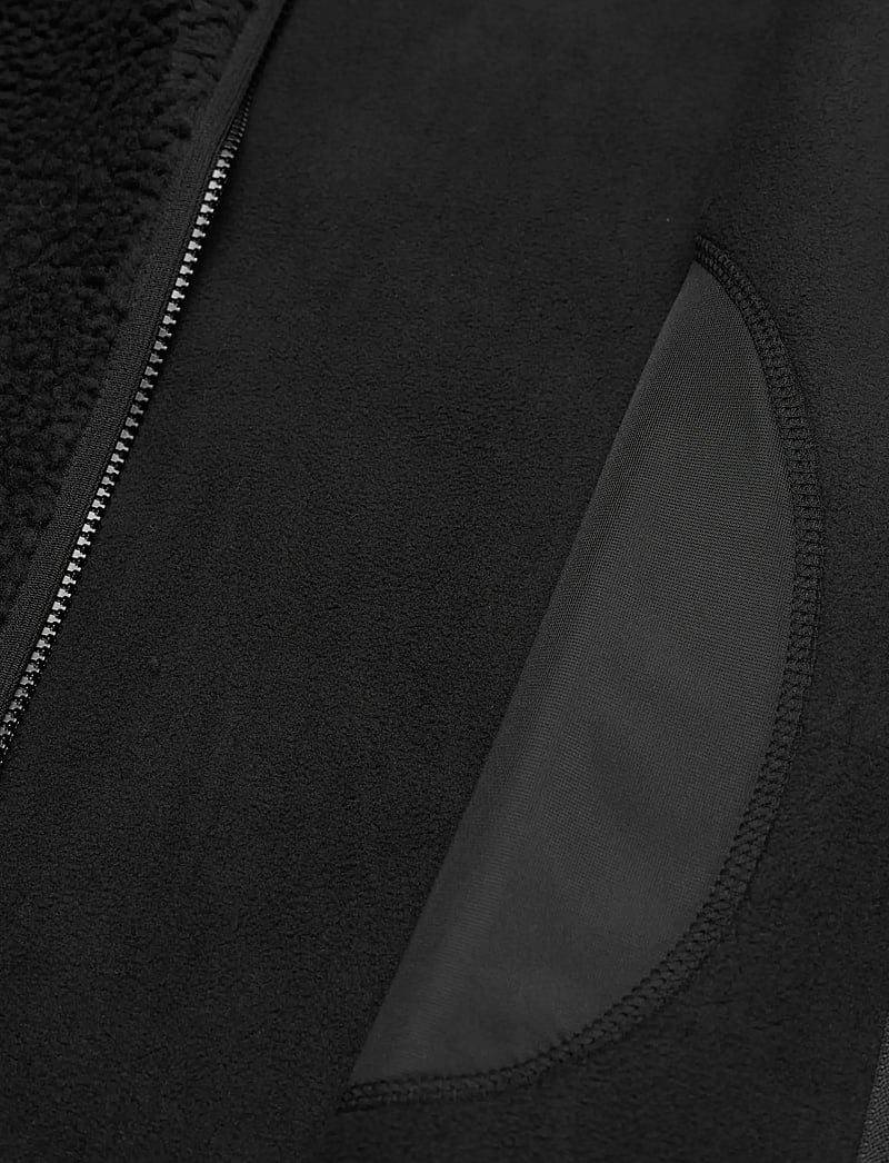 H2O - Langli Hooded Pile Jacket - vårjackor - black - 4