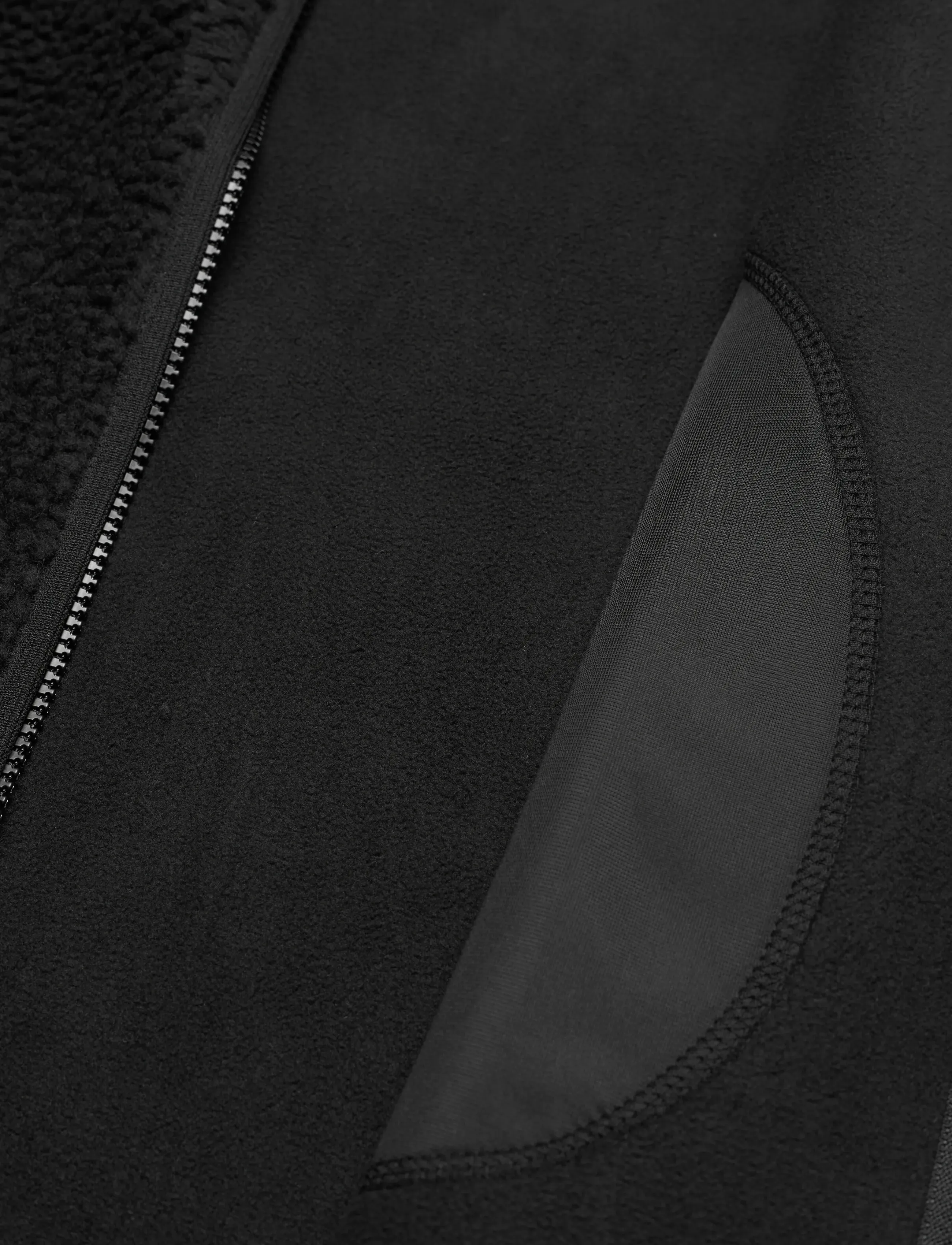 H2O - Langli Hooded Pile Jacket - kevadjoped - black - 4