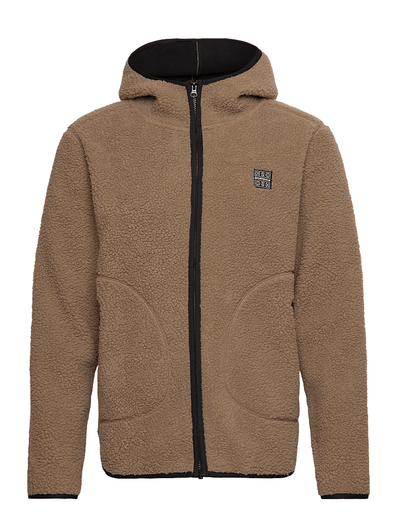 H2O - Langli Hooded Pile Jacket - herbstjacken - oak - 0