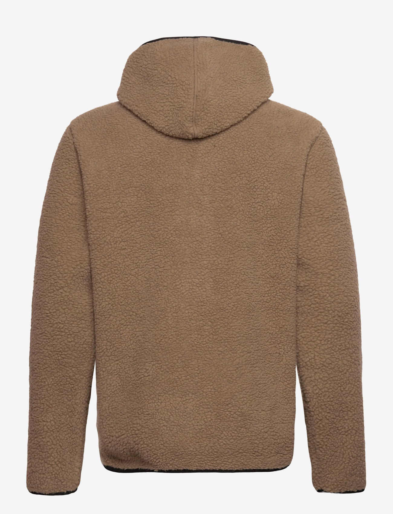 H2O - Langli Hooded Pile Jacket - höstjackor - oak - 1