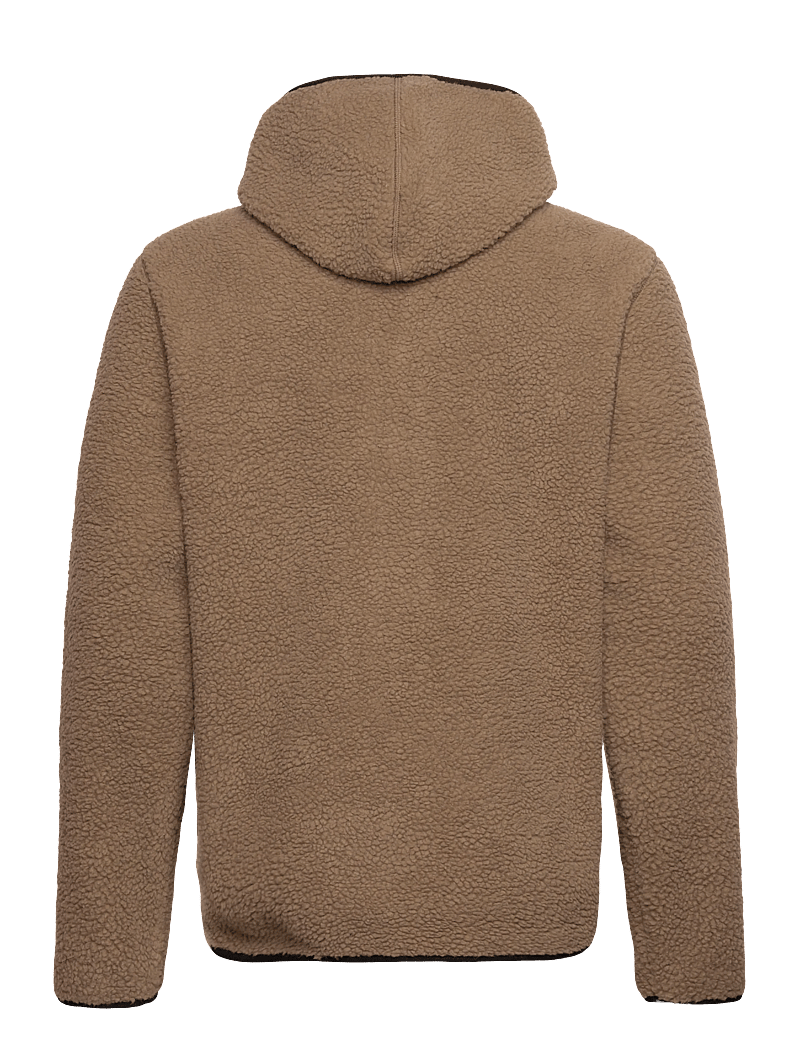 H2O - Langli Hooded Pile Jacket - herbstjacken - oak - 1