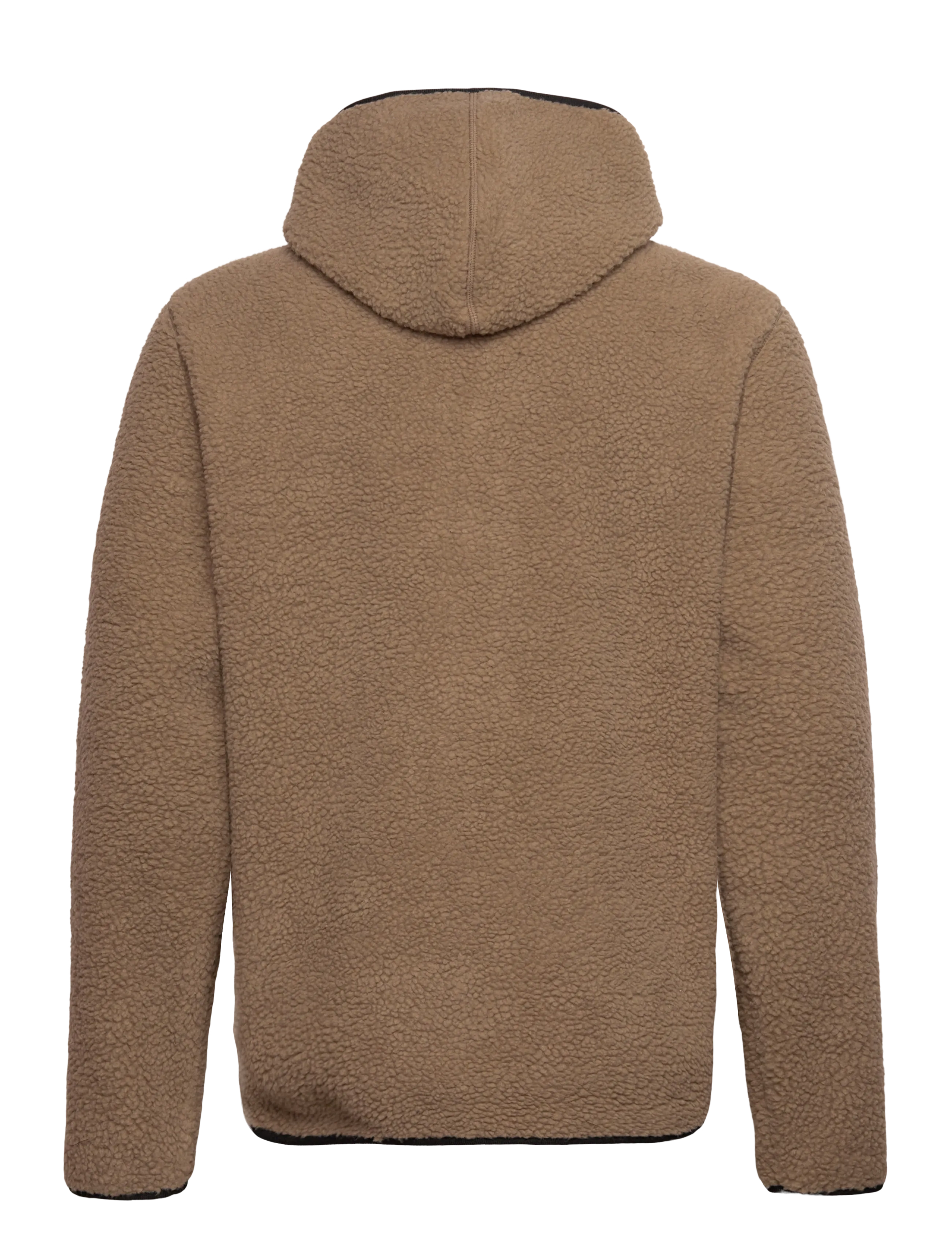 H2O - Langli Hooded Pile Jacket - forårsjakker - oak - 1