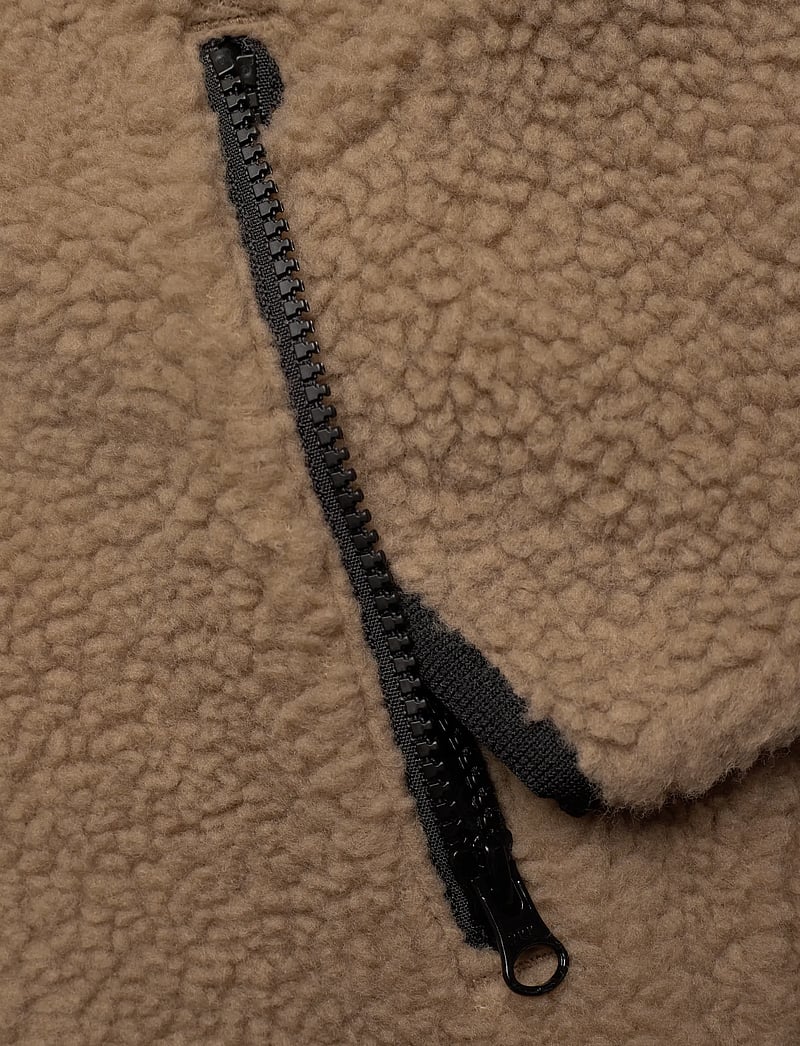 H2O - Langli Hooded Pile Jacket - frühlingsjacken - oak - 3