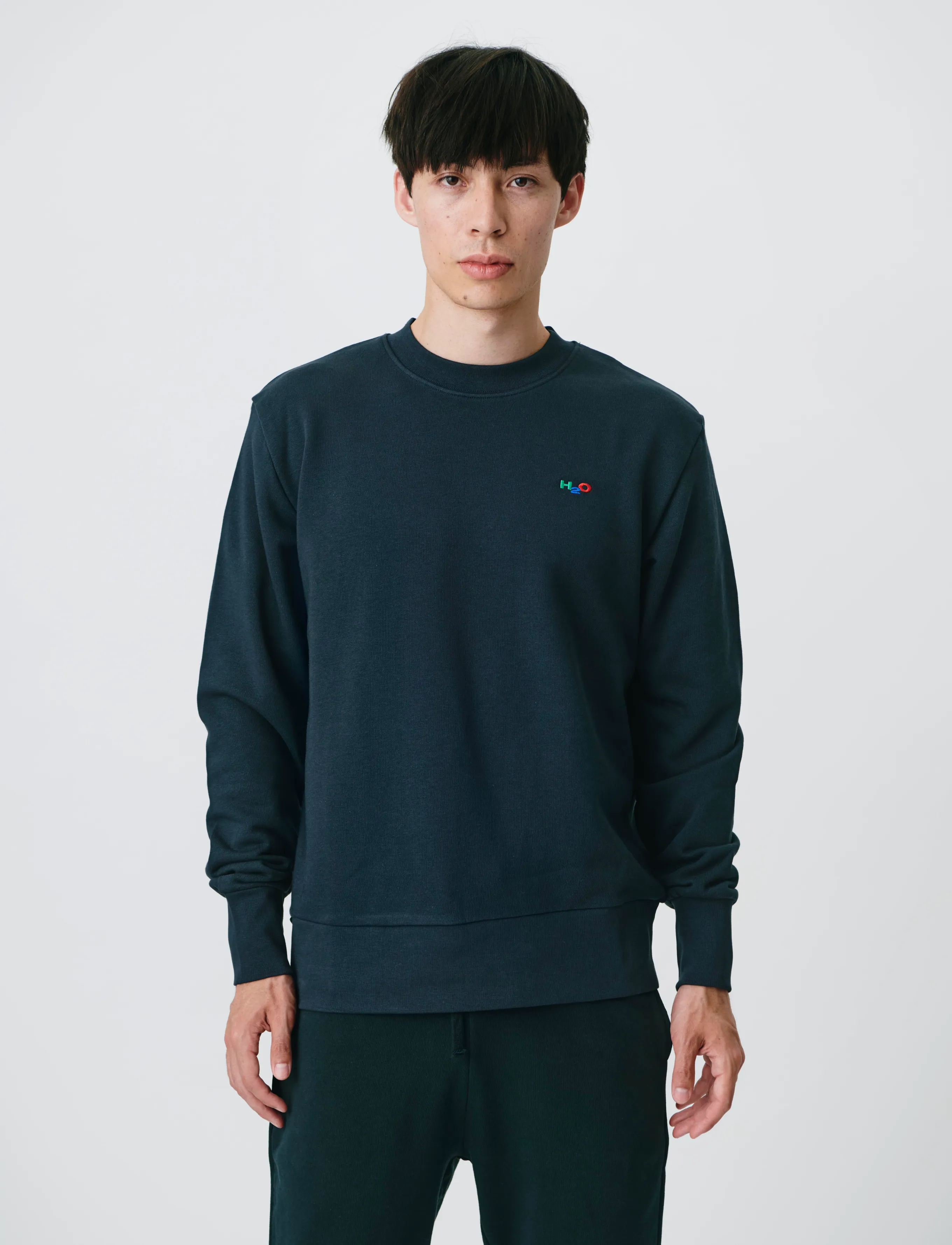 H2O Base Sweat O'neck - Clothing - NAVY / black