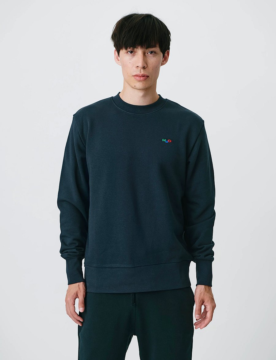 H2O - Base Sweat O'neck - dressipluusid - navy - 0