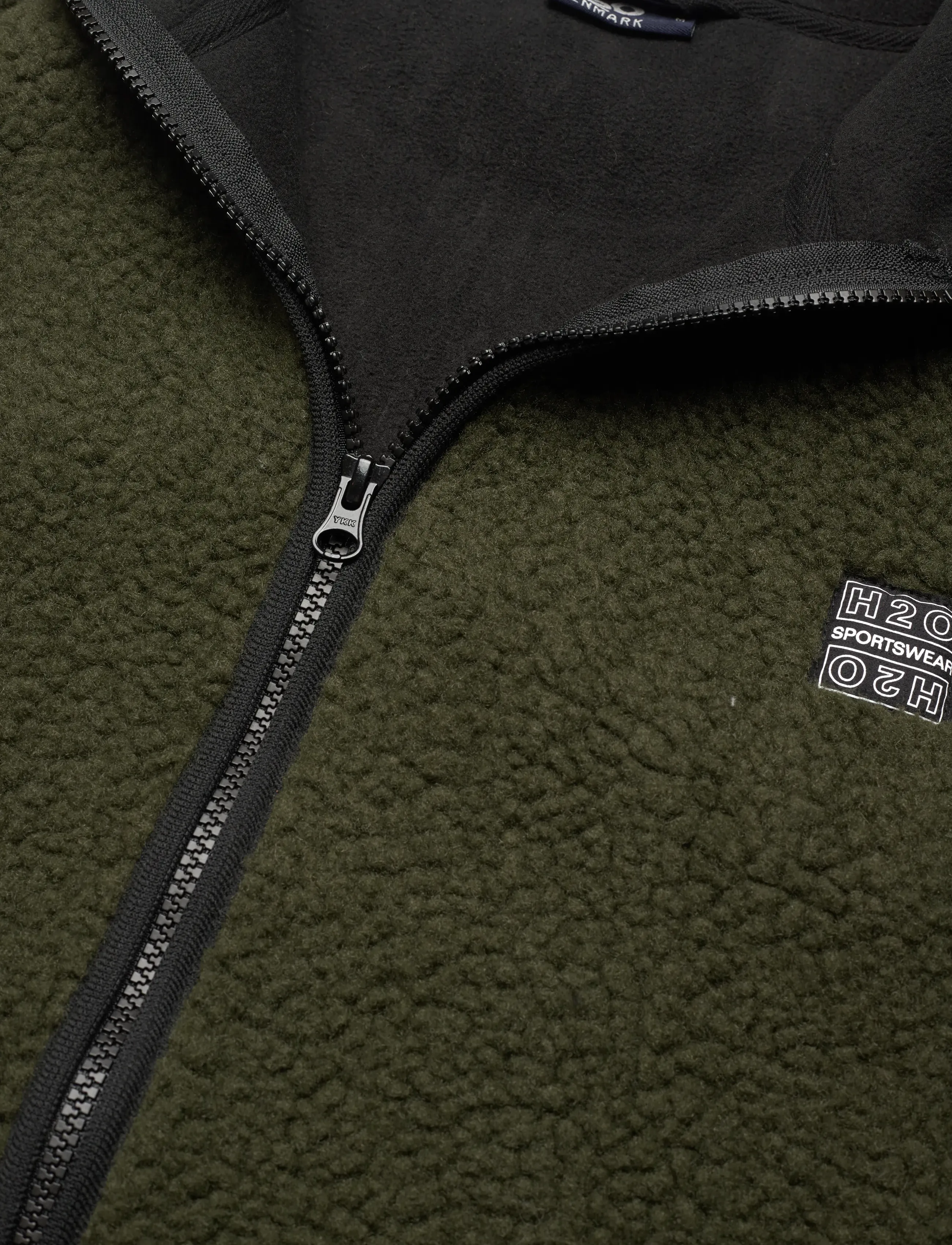 H2O - Langli Pile Jacket - teddy sweaters - army - 3