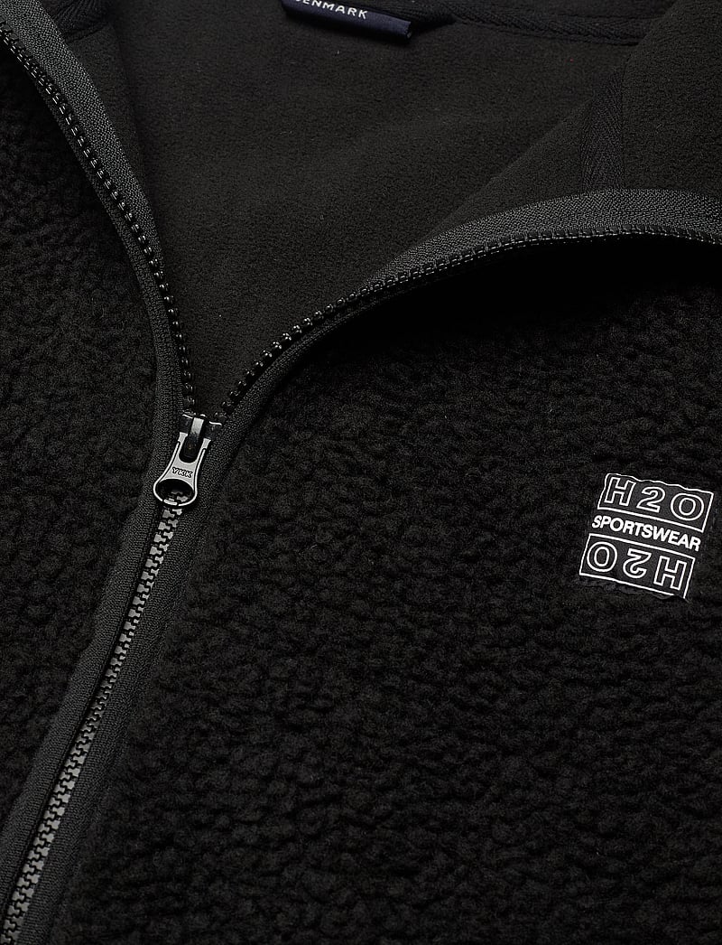 H2O - Langli Pile Jacket - swetry pluszowe - black - 3