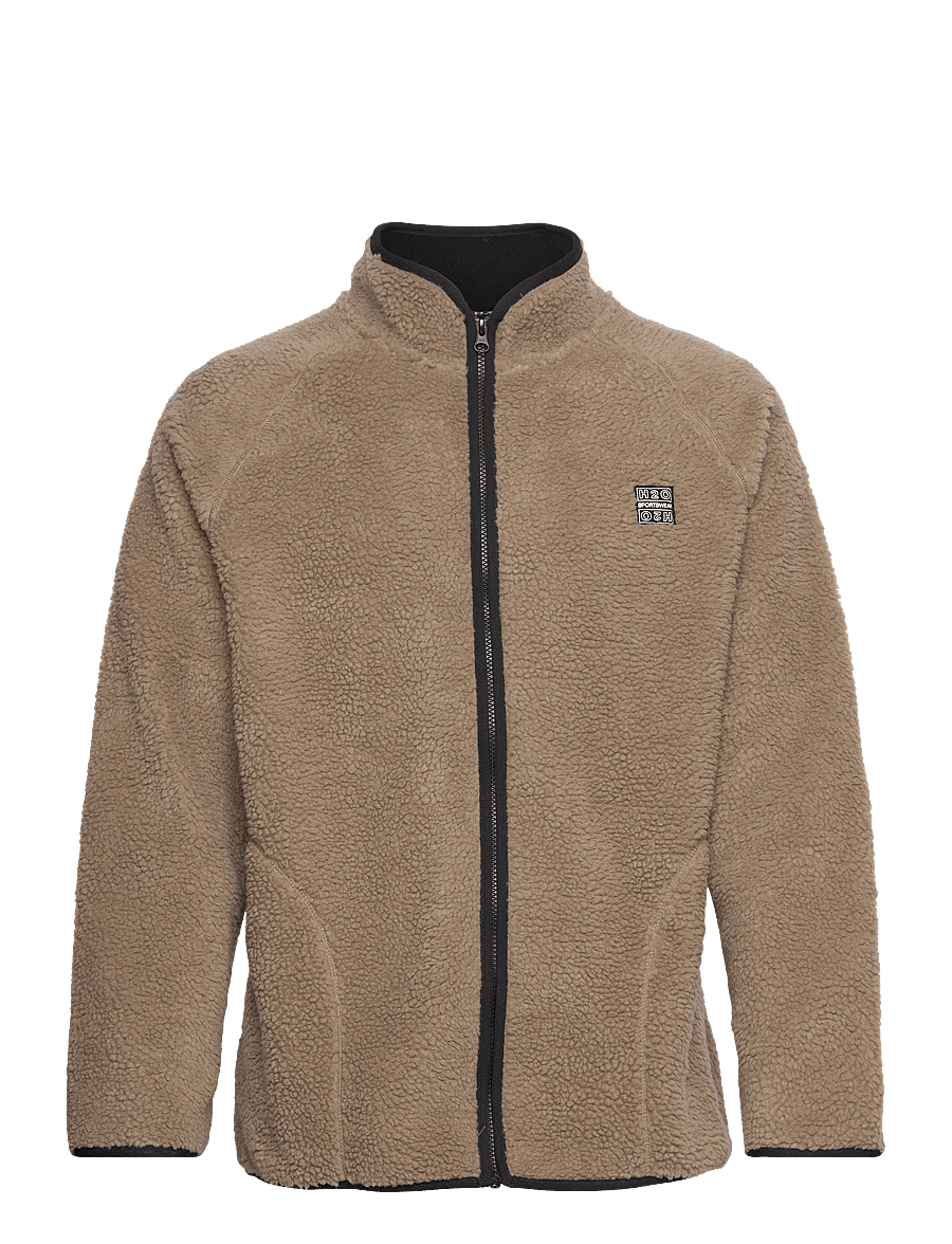 H2O - Langli Pile Jacket - fleecetrøjer - oak - 0