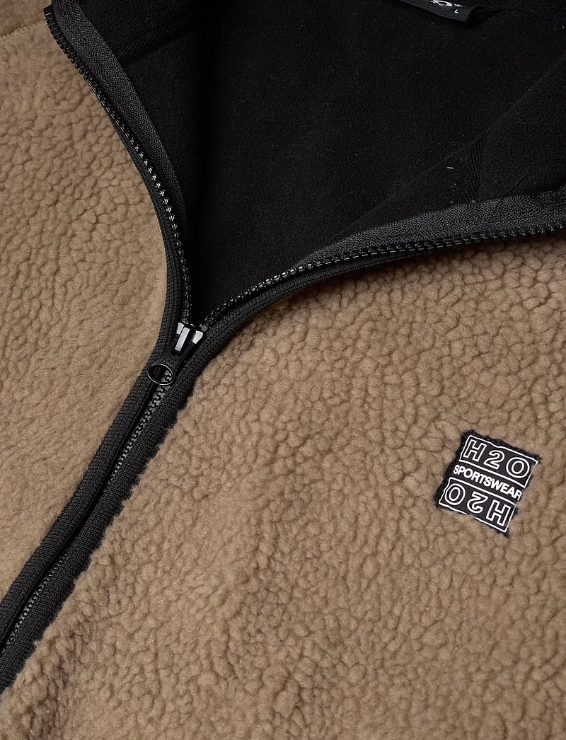 H2O - Langli Pile Jacket - teddytröjor - oak - 2