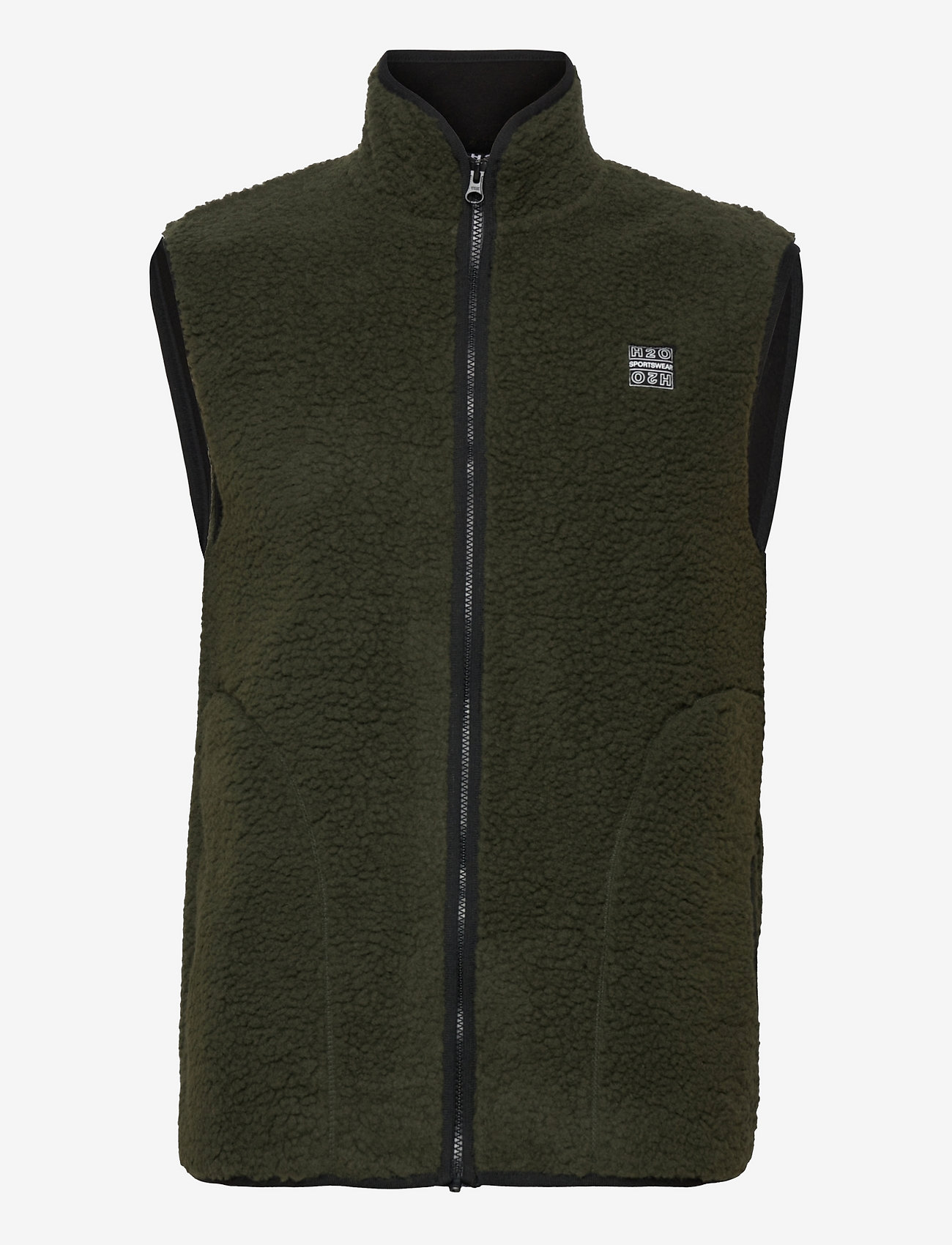 H2O - Langli Pile Waistcoat - vests - army - 0