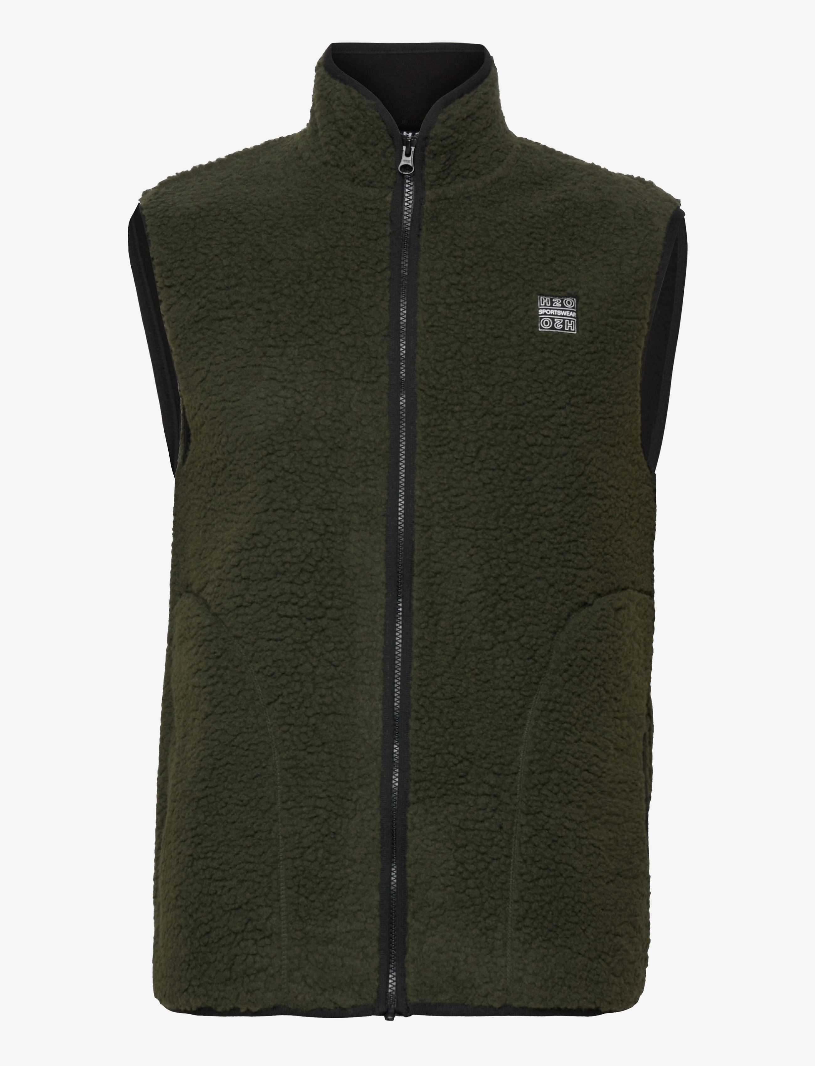 H2O Langli Pile Waistcoat - Kläder - ARMY / green
