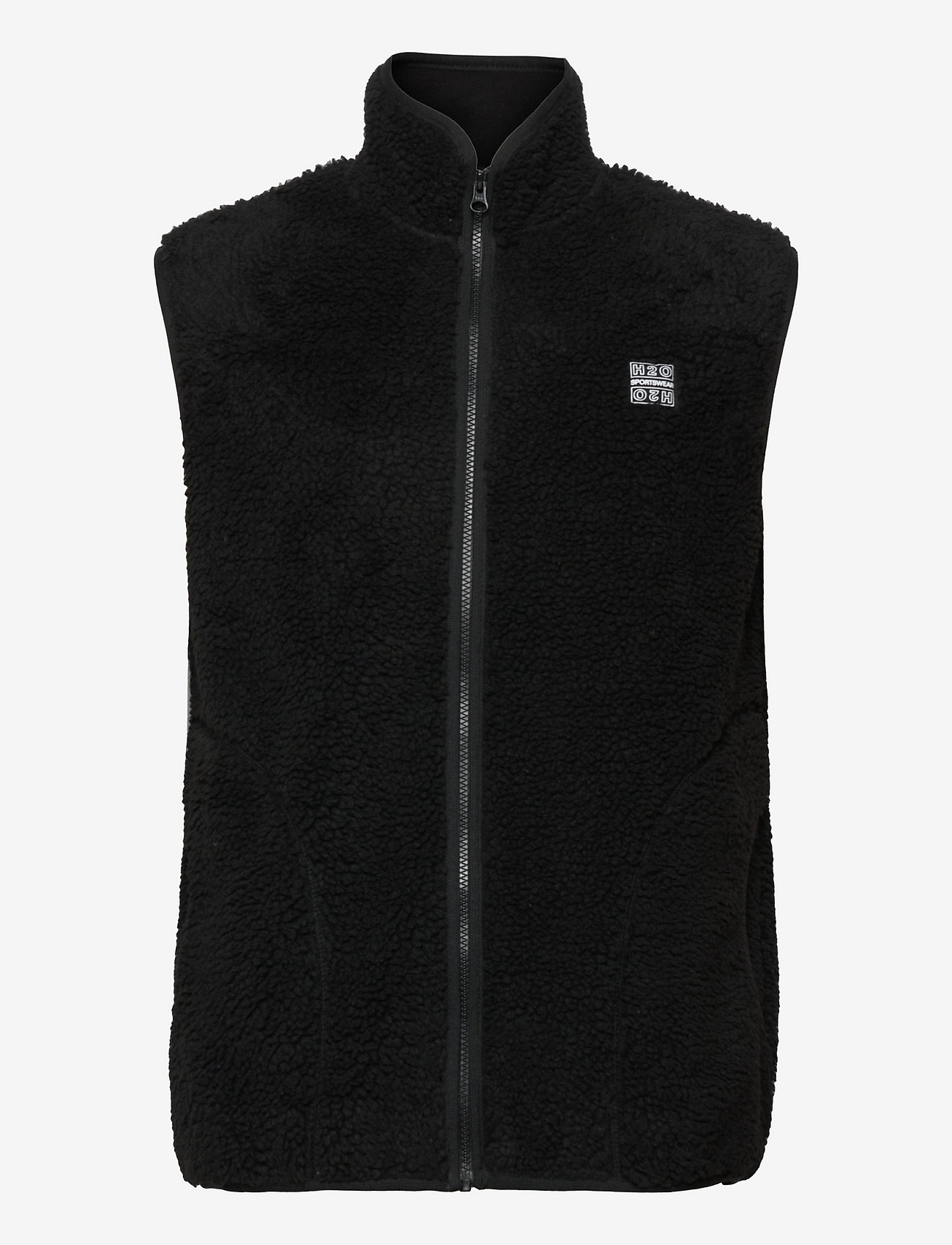 H2O - Langli Pile Waistcoat - vestid - black - 0