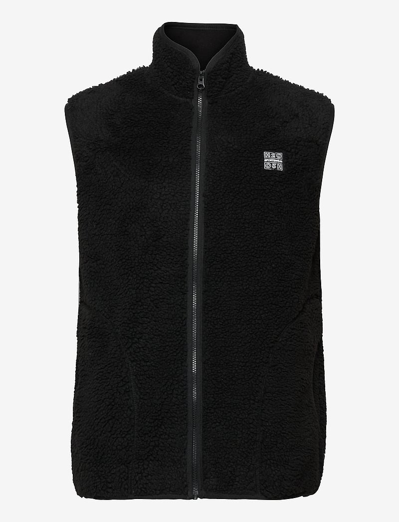 H2O - Langli Pile Waistcoat - vestid - black - 0