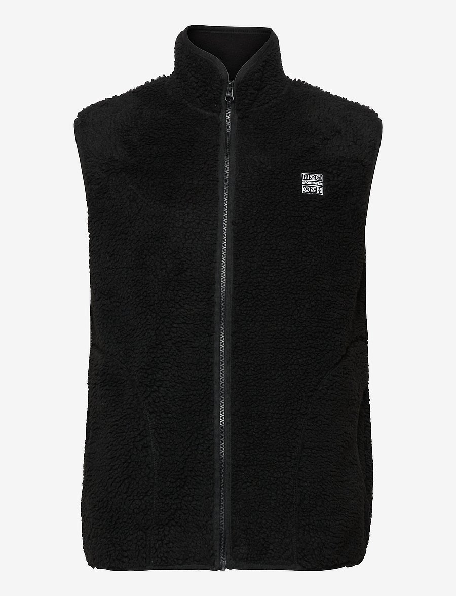 H2O - Langli Pile Waist Coat - westen - black - 0