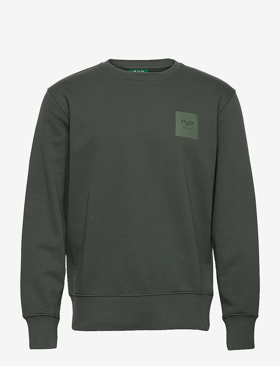 H2O - Lyø Organic Sweat O'neck - thyme army - 0