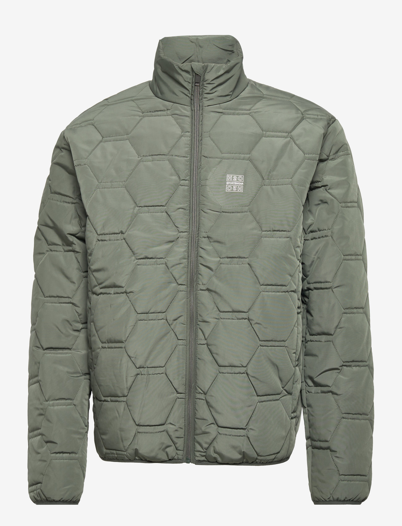 H2O - Bågø Quilted Jacket - quiltade jackor - army - 0
