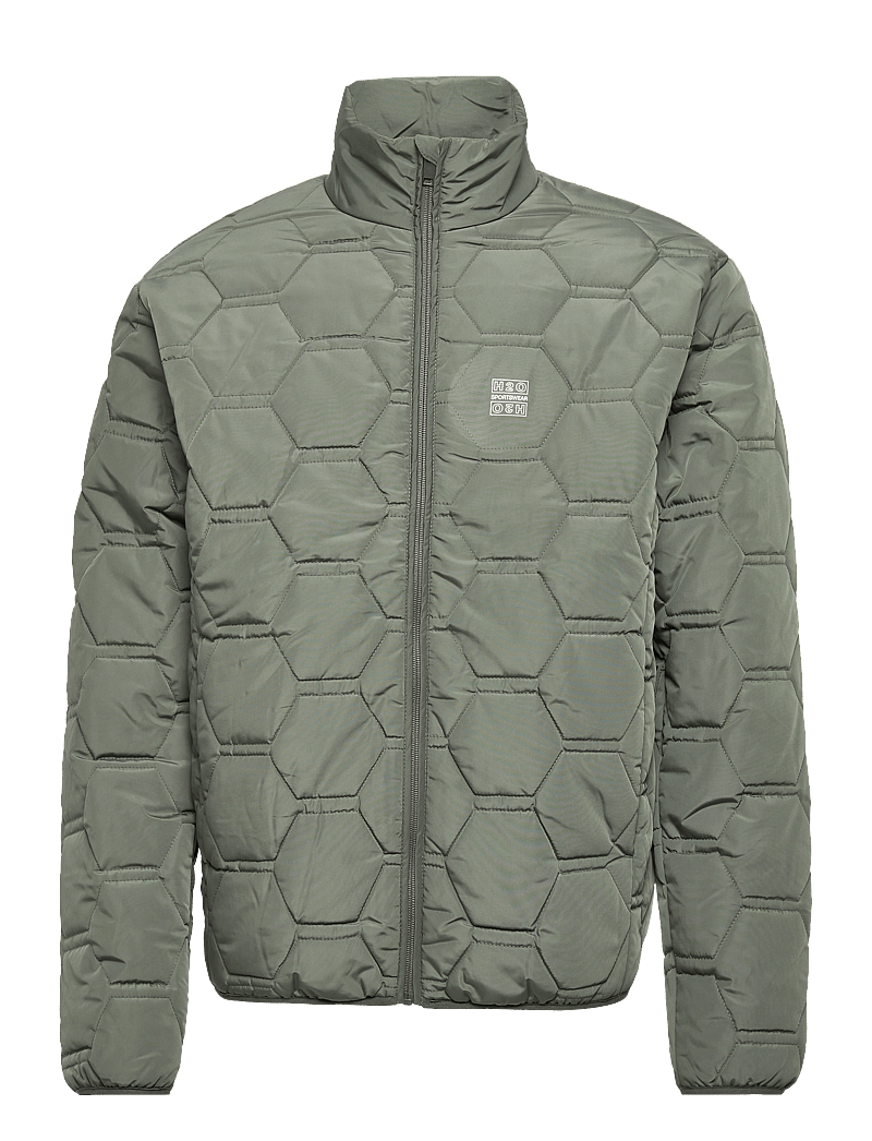H2O - Bågø Quilted Jacket - quiltade jackor - army - 0