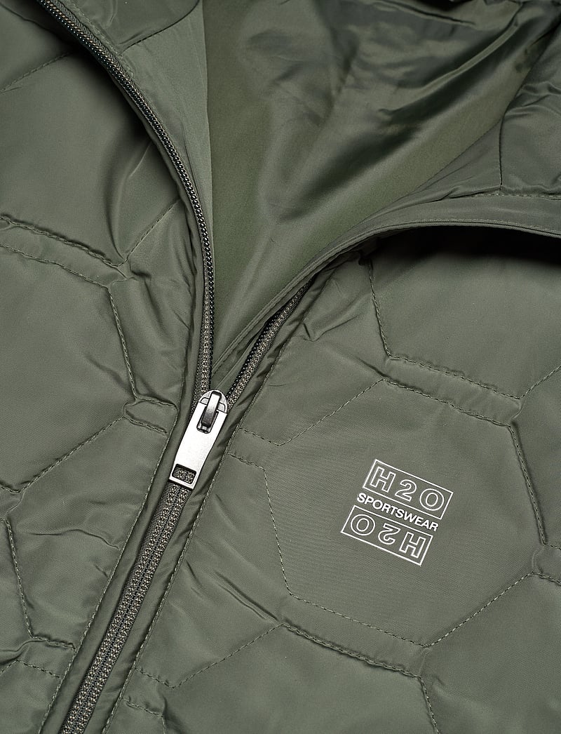 H2O - Bågø Quilted Jacket - quiltade jackor - army - 2