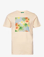 H2O - Key West Lyø Tee - t-shirts & tops - light peach - 0