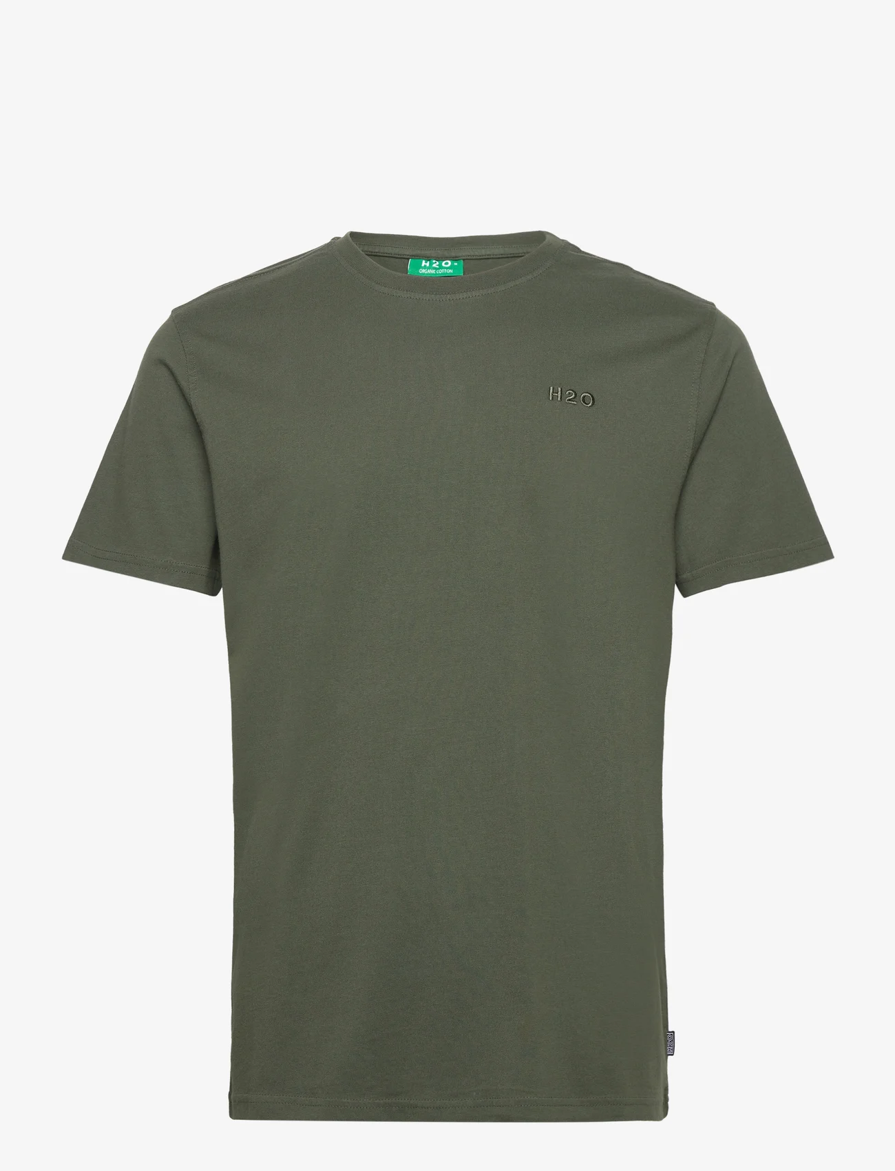 H2O - Happy Tee - t-shirts - army - 0