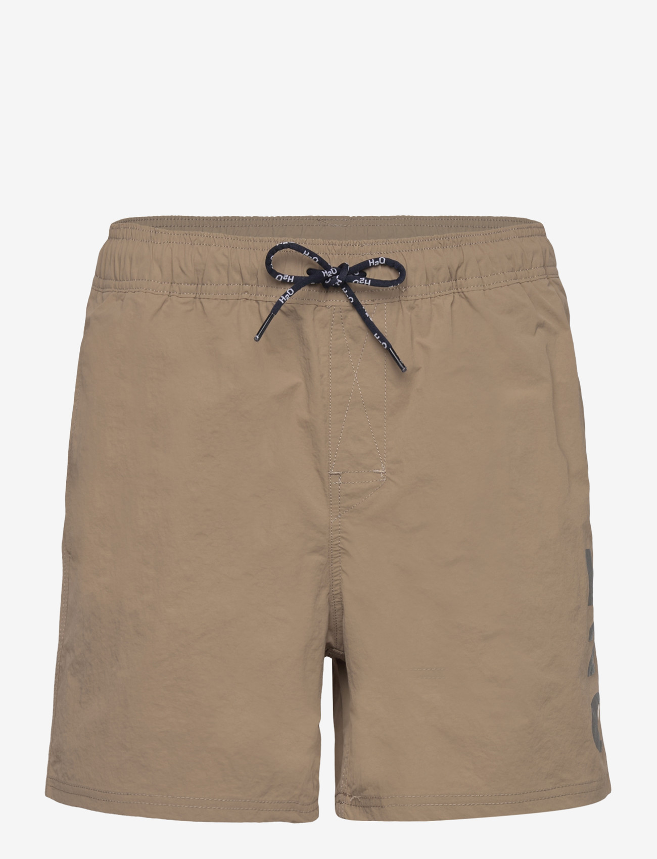 H2O - Leisure Logo Swim Shorts - badebukser - khaki - 0