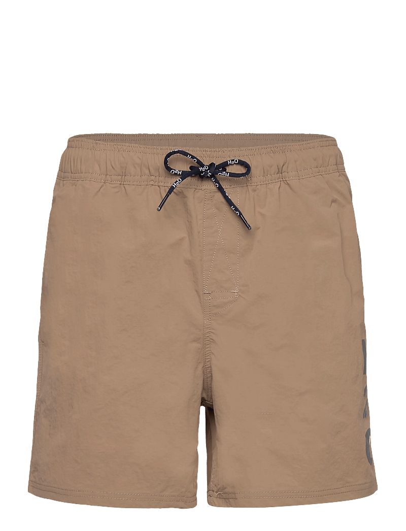 H2O - Leisure Logo Swim Shorts - badebukser - khaki - 0