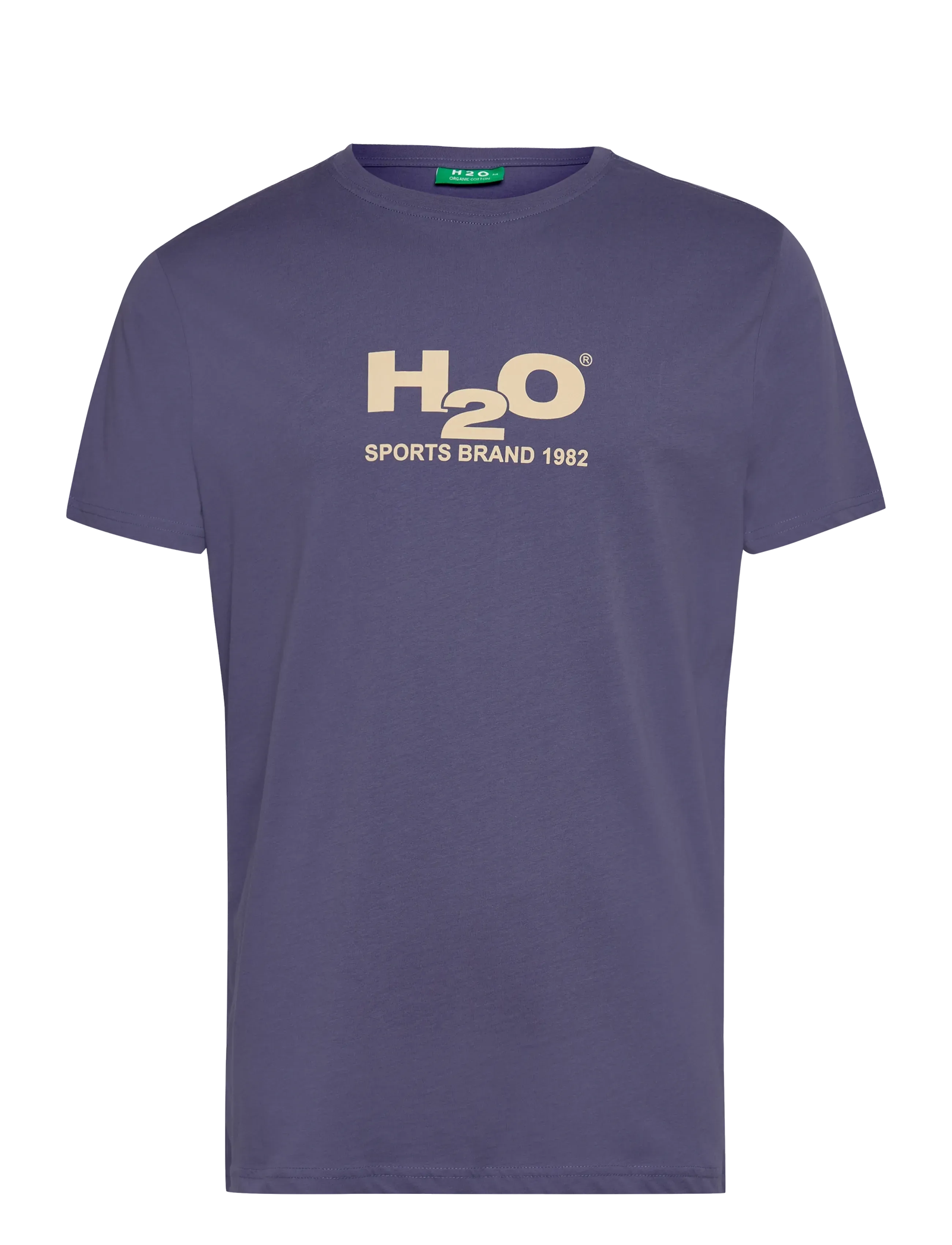 H2O Logo Tee, Mænd, Logo T-shirt, Navy, Str: S