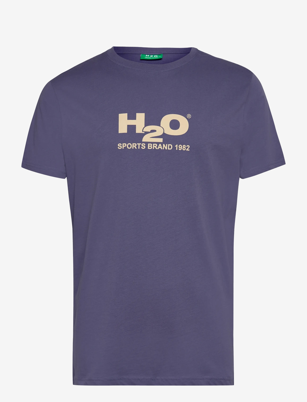 H2O - Logo Tee - efterårstøj - deep ocean - 0
