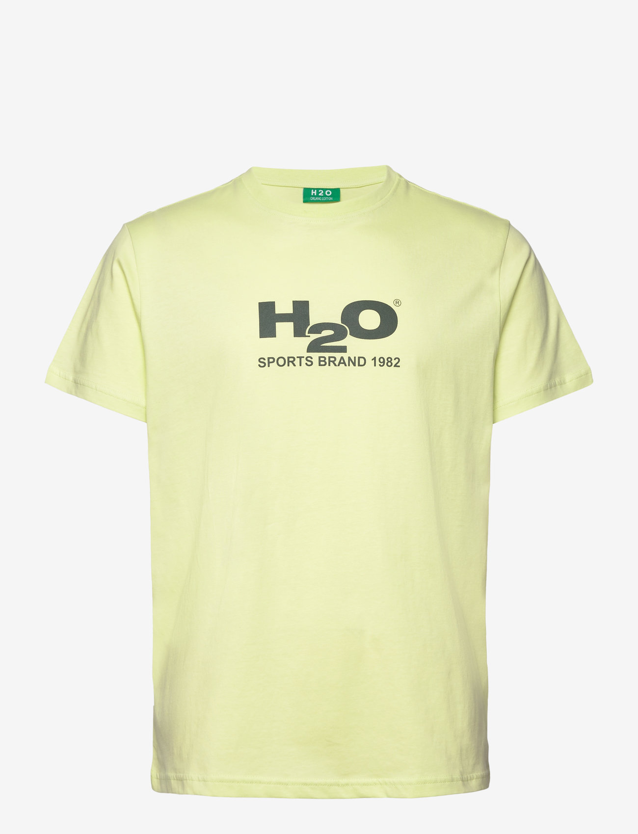 H2O - Logo Tee - höstkläder - lime/army - 0