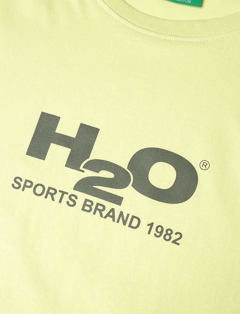 H2O - Logo Tee - kortärmade t-shirts - lime/army - 2