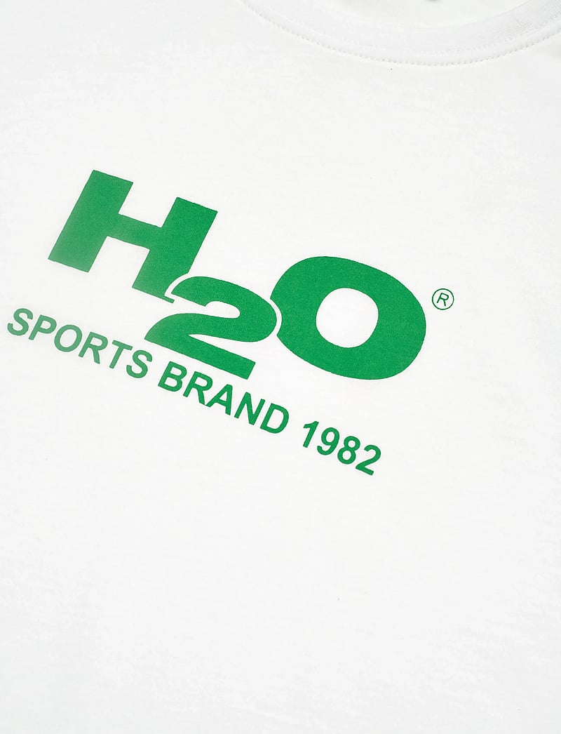 H2O - Logo Tee - kortærmede t-shirts - white/cactus - 2