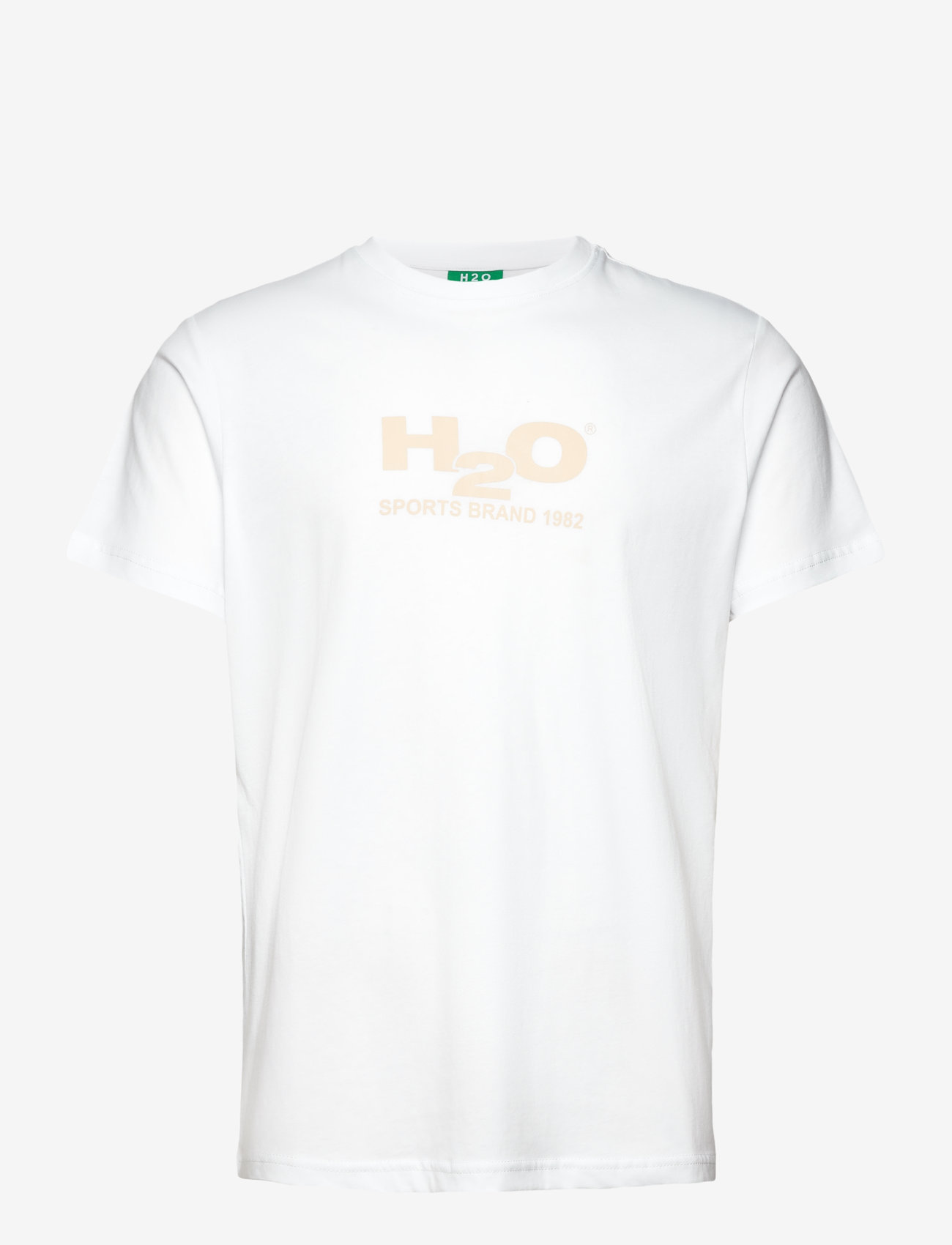 H2O - Logo Tee - efterårstøj - white/chalk - 0