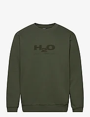 H2O - Logo Sweat O'neck - bluzy bez kaptura - army - 0