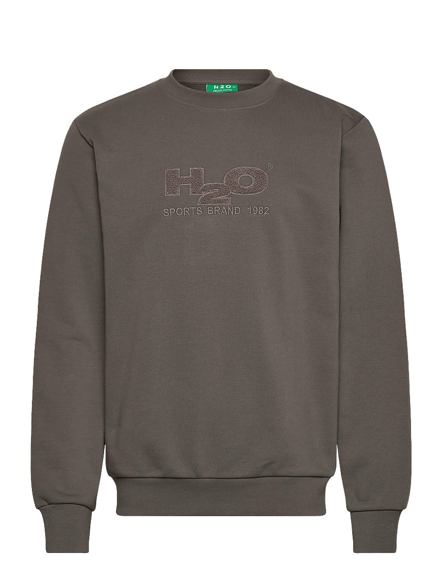 H2O - Logo Sweat O'neck - dressipluusid ja pusad - anthracite - 0