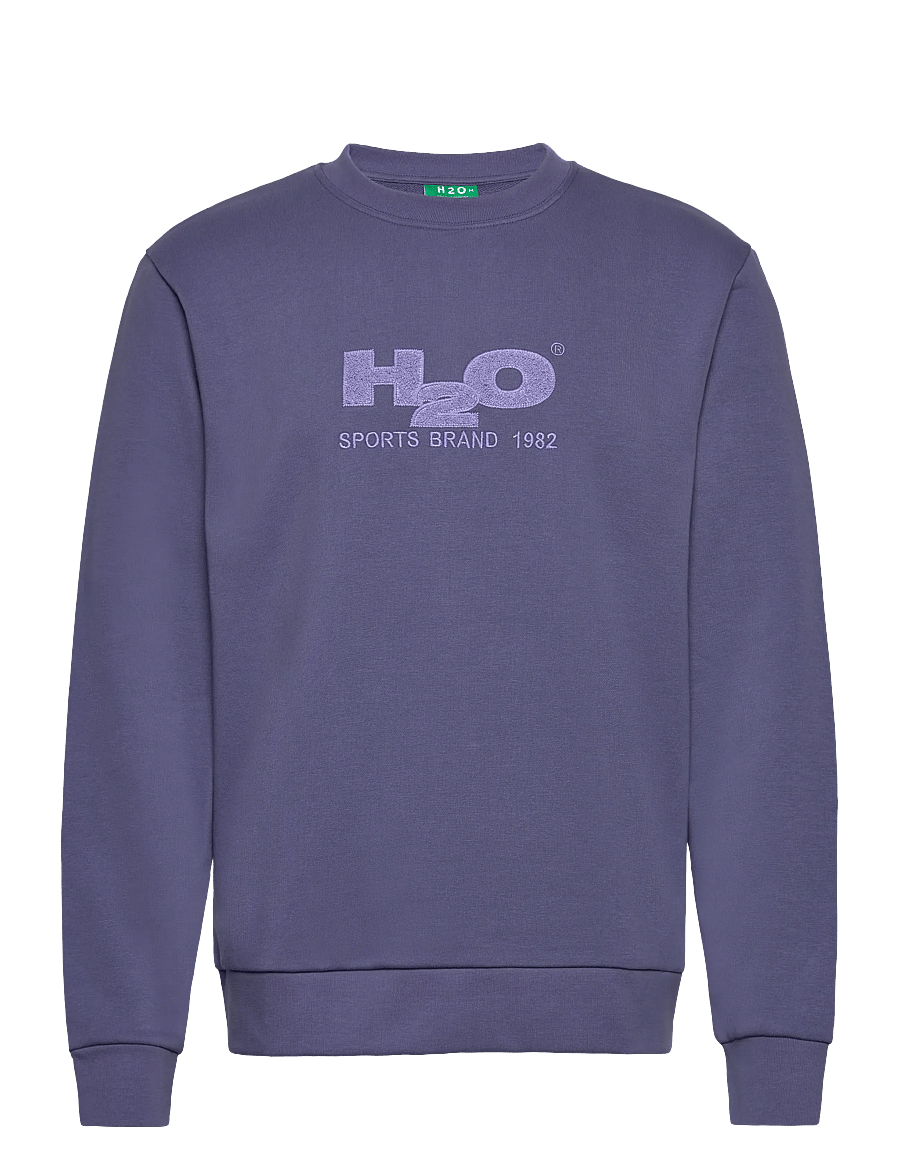 H2O - Logo Sweat O'neck - sweatshirts - deep ocean - 0