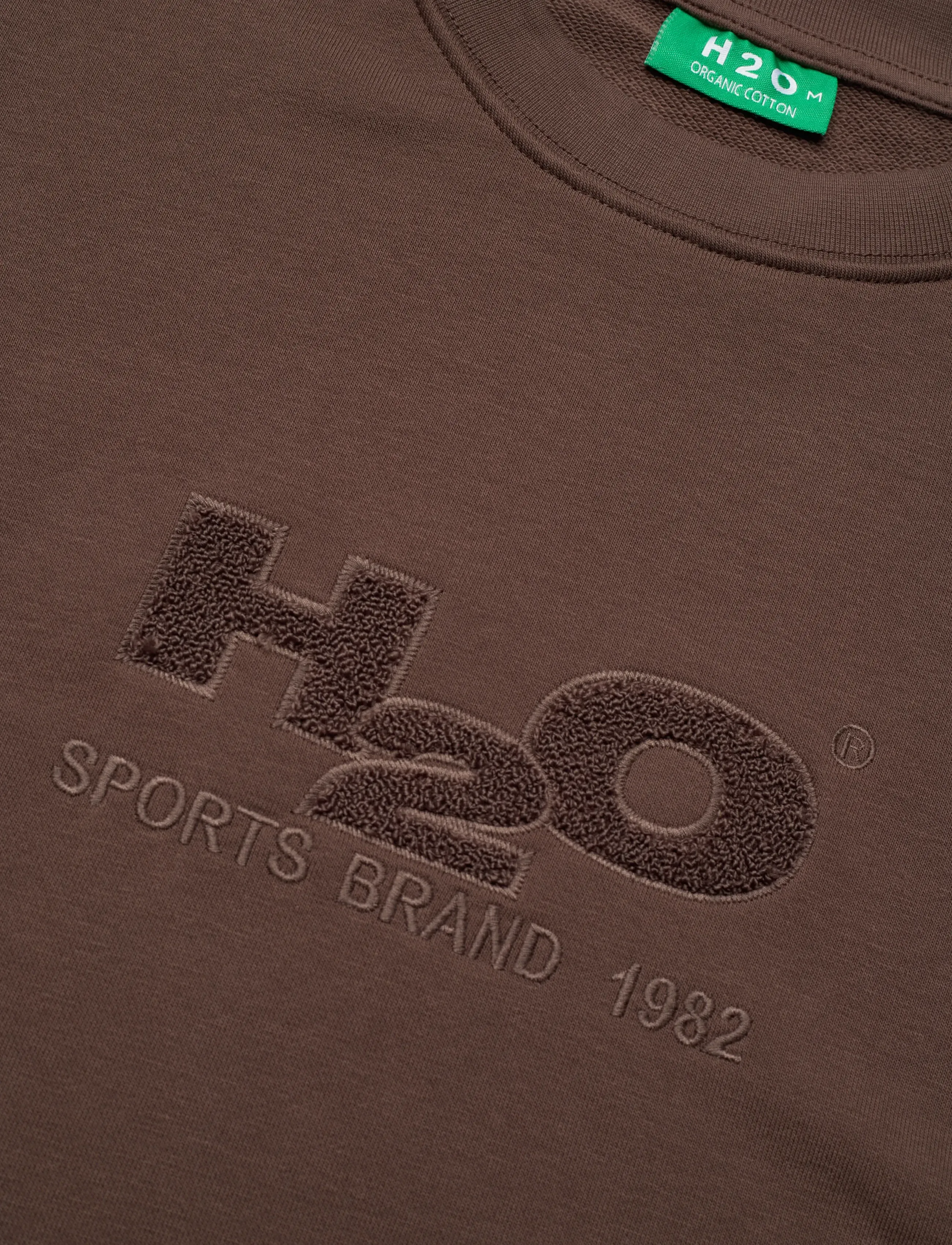 H2O - Logo Sweat O'neck - hættetrøjer - espresso - 2