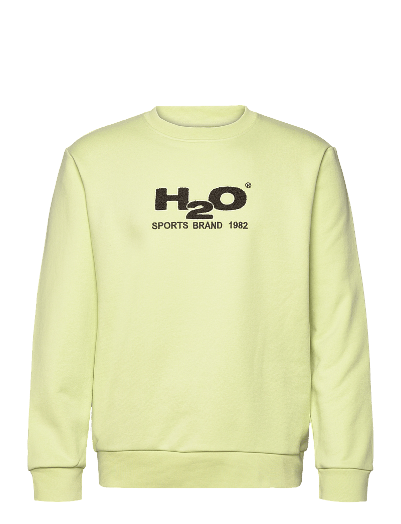 H2O - Logo Sweat O'neck - alltags-style - lime/army - 0