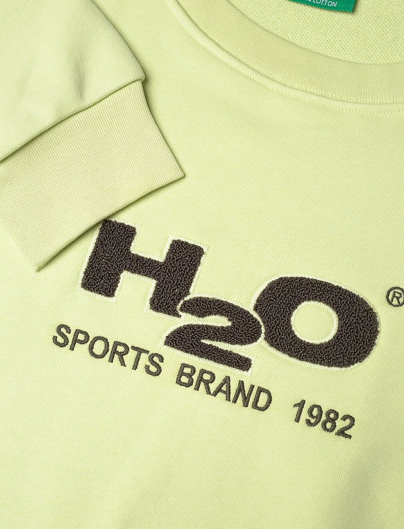 H2O - Logo Sweat O'neck - alltags-style - lime/army - 2