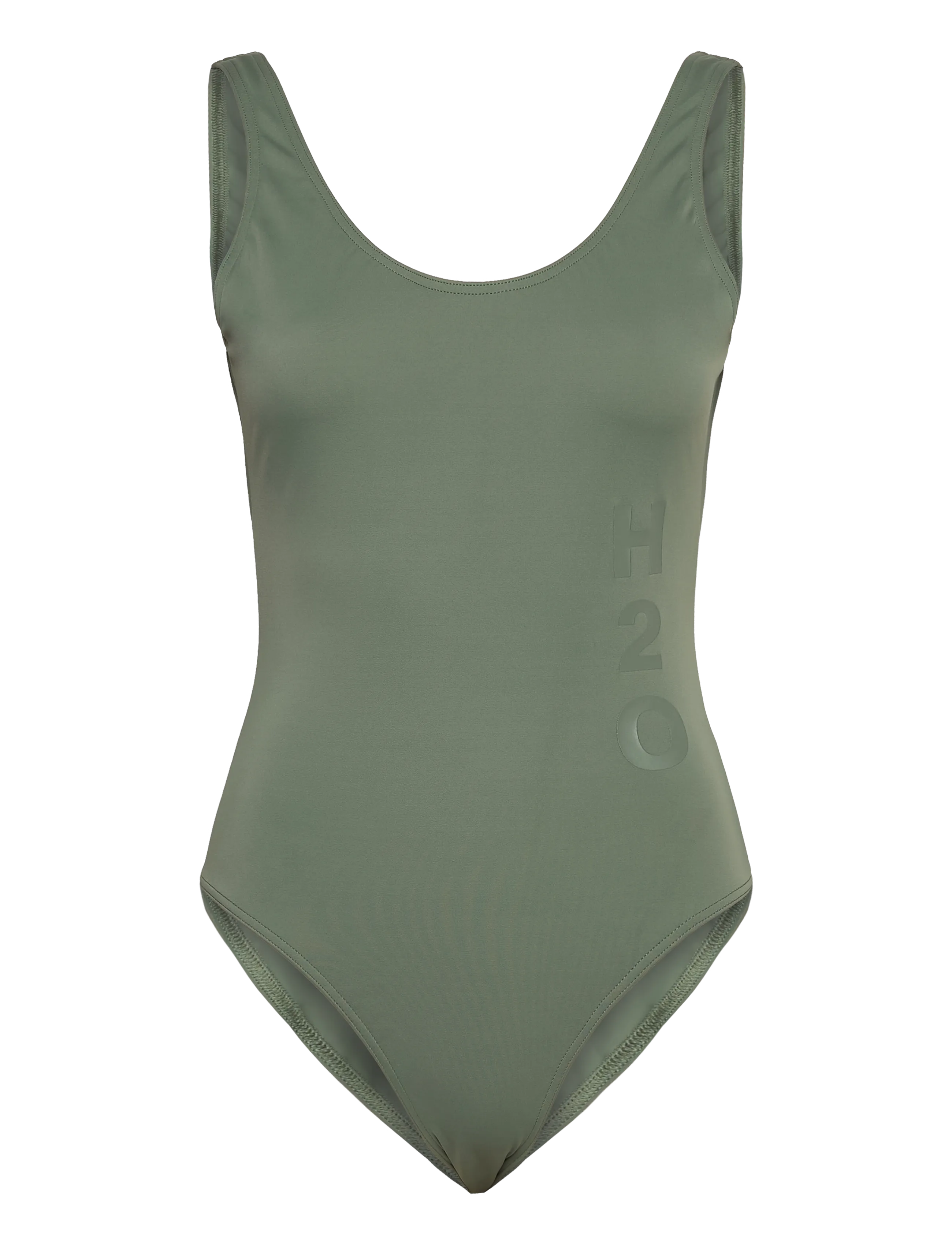 H2O Tornø Logo Swimsuit - H2O - ARMY / khaki/green