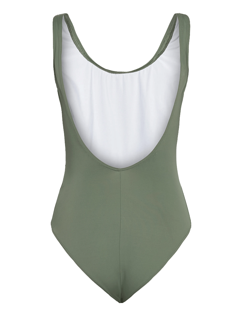 H2O - Tornø Logo Swimsuit - sportsbadetøj - army - 1