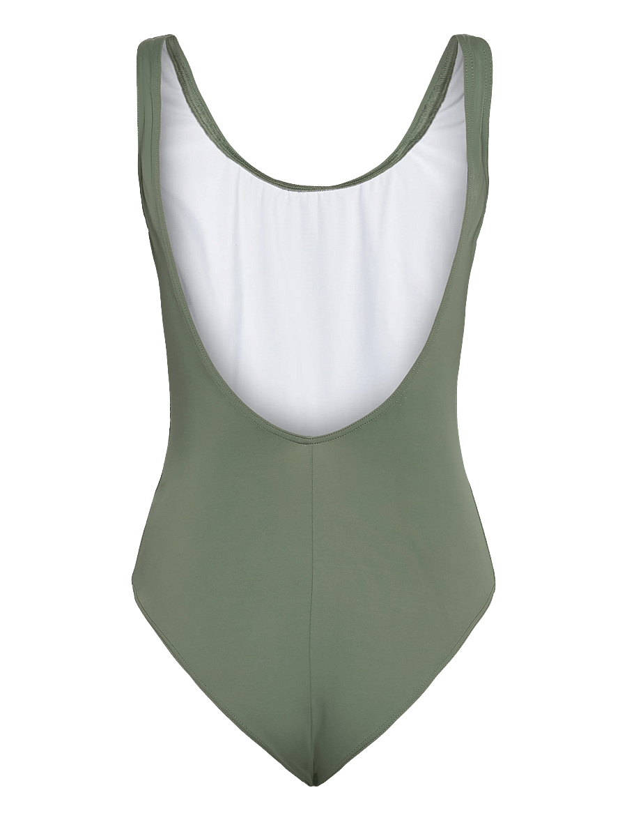 H2O - Tornø Logo Swimsuit - sport-bademode - army - 1