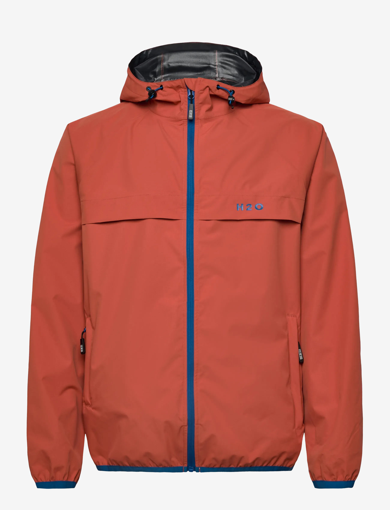 H2O - Rømø Festival LW Rain Jacket - pack - regenjassen - autumn leaf/blue - 1