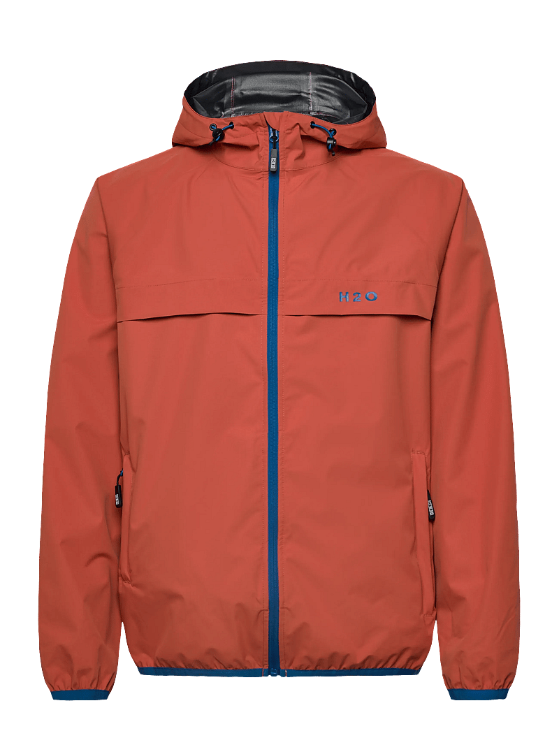 H2O - Rømø Festival LW Rain Jacket - pack - regenjassen - autumn leaf/blue - 1