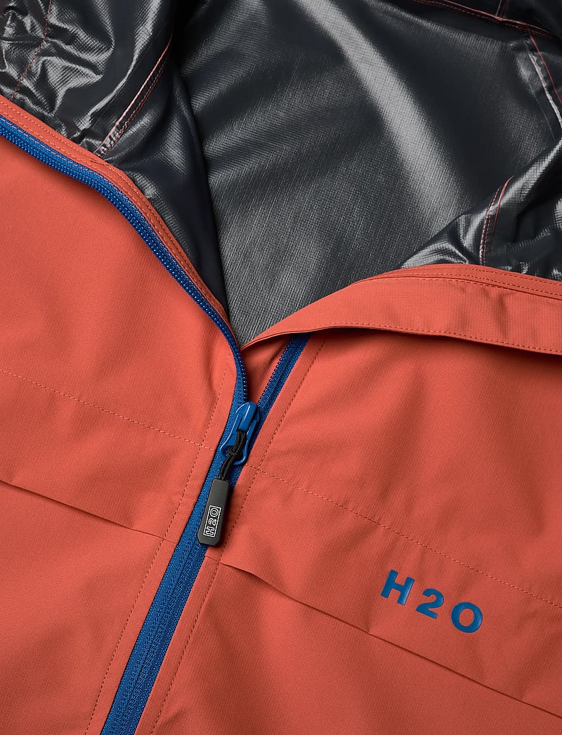 H2O - Rømø Festival LW Rain Jacket - pack - regenjassen - autumn leaf/blue - 3