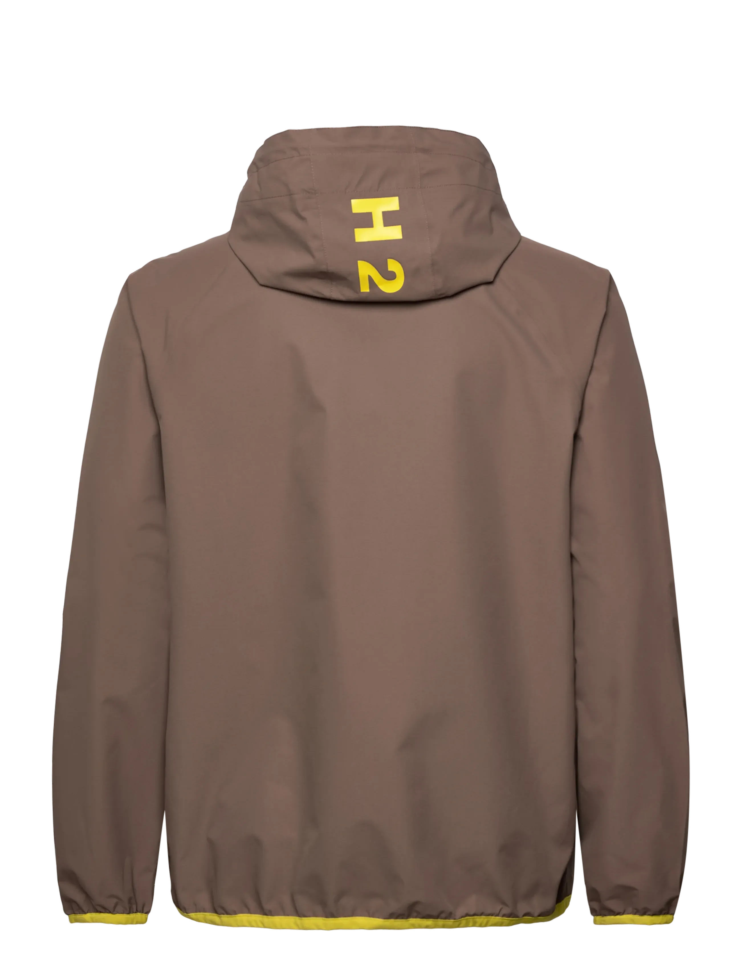 H2O - Rømø Festival LW Rain Jacket - pack - sadetakit - dusty oak/just yellow - 2