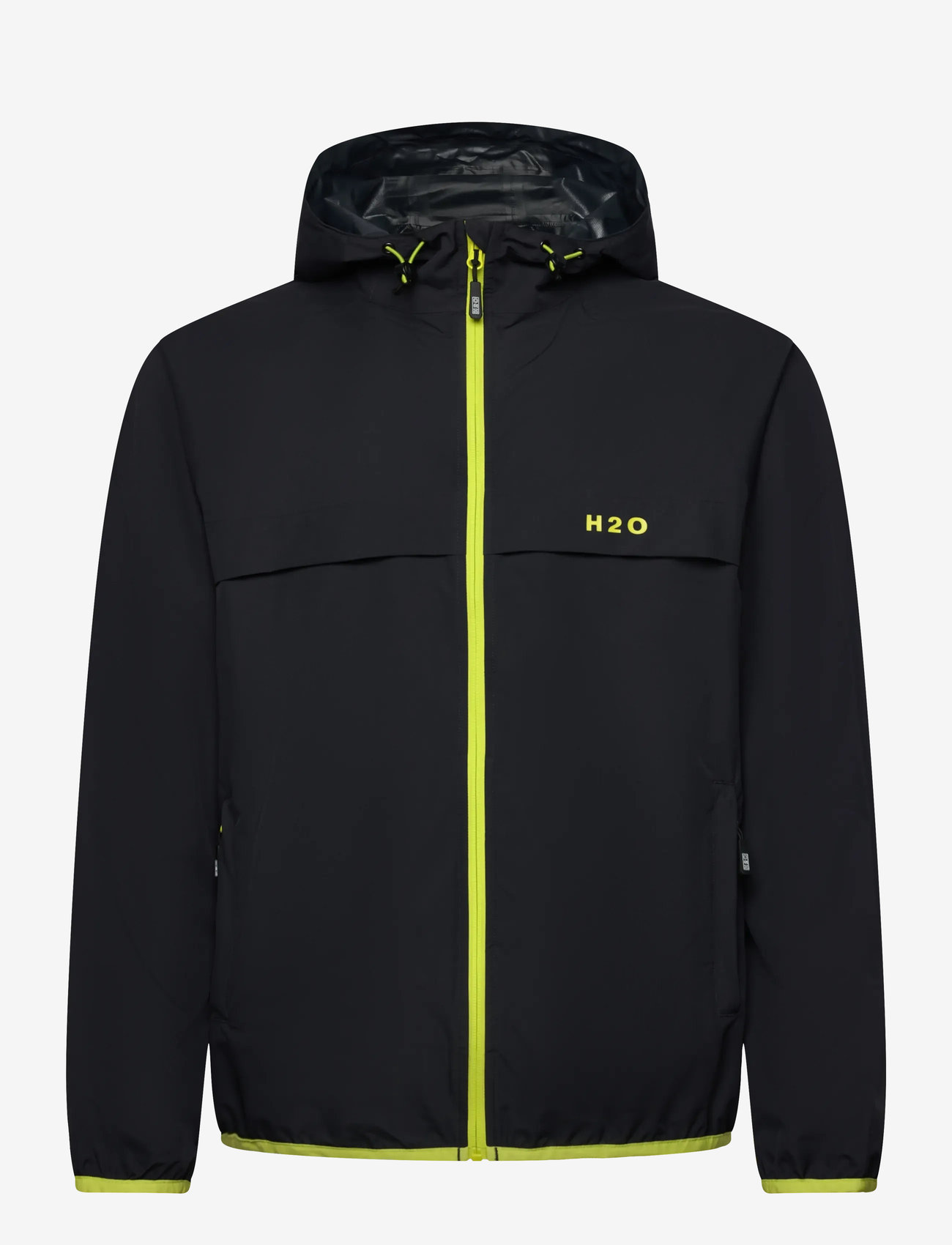 H2O - Rømø Festival LW Rain Jacket - pack - regenmäntel - navy/lime - 1