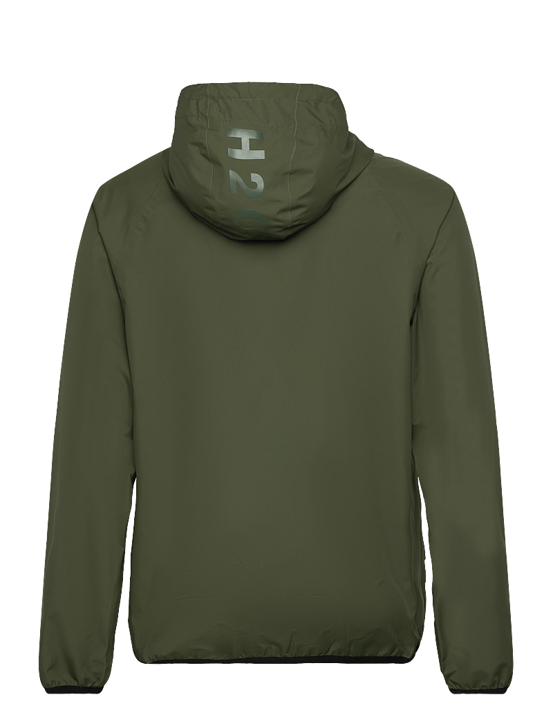 H2O - Rømø LW Rain Jacket - packable - regnjakker - army - 1