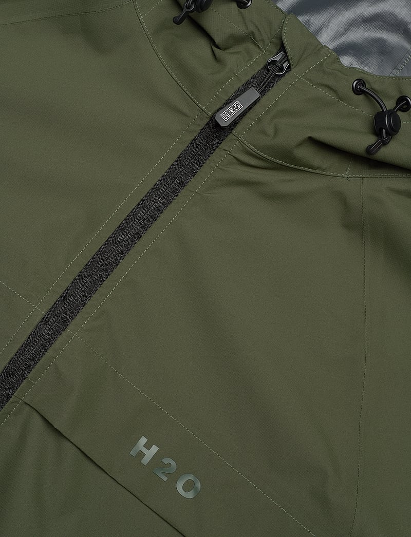 H2O - Rømø LW Rain Jacket - packable - regnjakker - army - 4