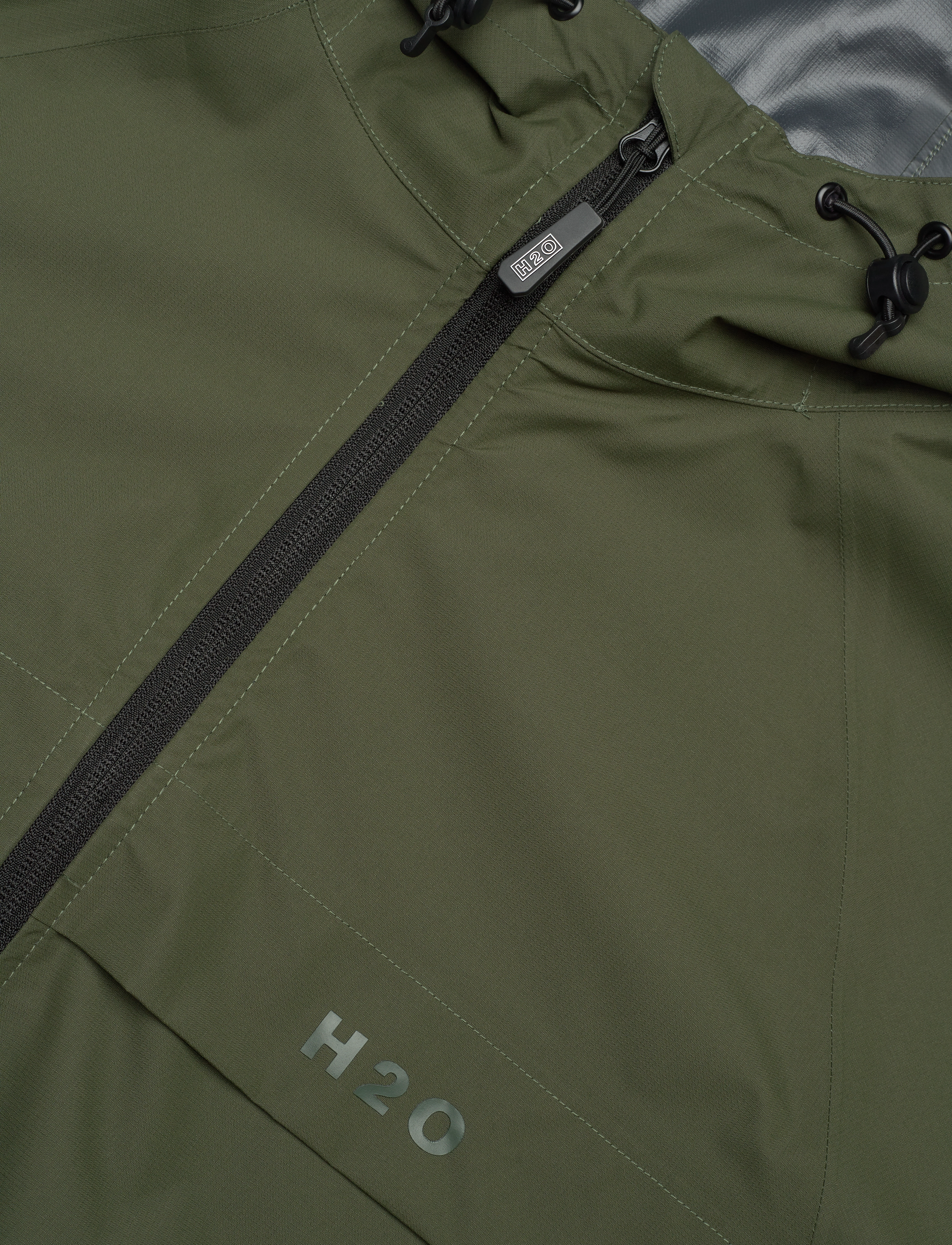 H2O - Rømø LW Rain Jacket - packable - regenmäntel - army - 4